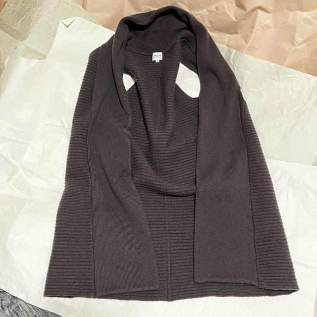 【アルマーニコレッツォーニ】 ニット / カーディガン / ノースリーブ 38 ウール カシミヤ < ブランド 【アルマーニコレッツォーニ】 ニット / カーディガン / ノースリーブ 38 ウール カシミヤ < ブランドの