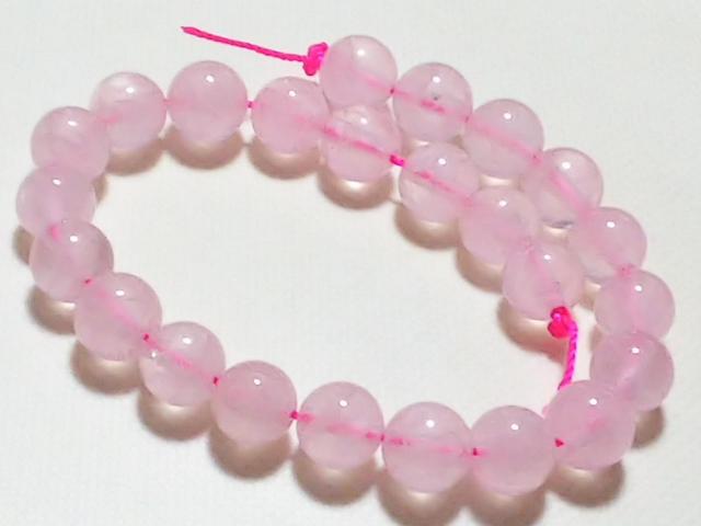 天然石★ローズクォーツ ラウンド8mm 半連 < 女性アクセサリー/時計 天然石★ローズクォーツ ラウンド8mm 半連 < 女性アクセサリー/時計の