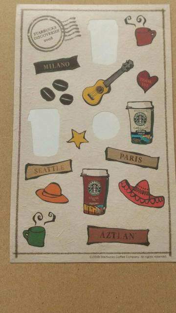 スターバックス シール 1シート < インテリア/ライフ スターバックス シール 1シート < インテリア/ライフの