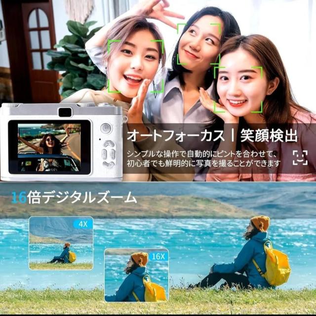 �f�W�J�� 4K�f�W�^���J���� �R���p�N�g�J���� 30FPS HD 1080P����B�e  �g�ѕ֗�  AF�I�[�g�t�H�[�J�X�@1242 �� �Ɠd/AV�� 