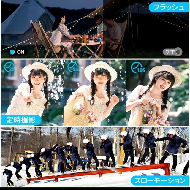 �f�W�J�� 4K�f�W�^���J���� �R���p�N�g�J���� 30FPS HD 1080P����B�e  �g�ѕ֗�  AF�I�[�g�t�H�[�J�X�@1242 �� �Ɠd/AV�� 