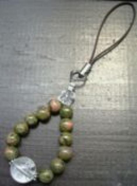 ☆即決☆龍彫水晶xユナカイトストラップ < 家電/AV  ☆即決☆龍彫水晶xユナカイトストラップ  < 家電/AVの