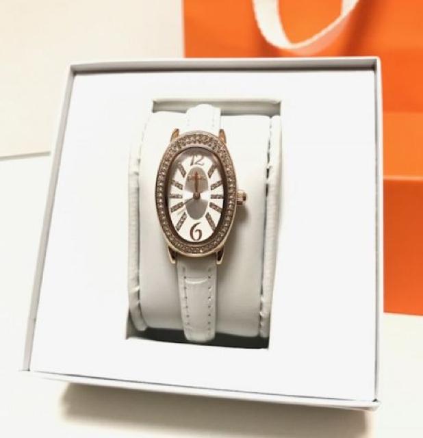 フォリフォリFolliFolli◎ピンクゴールド白ベルト腕時計◎新品 < ブランド フォリフォリFolliFolli◎ピンクゴールド白ベルト腕時計◎新品 < ブランドの