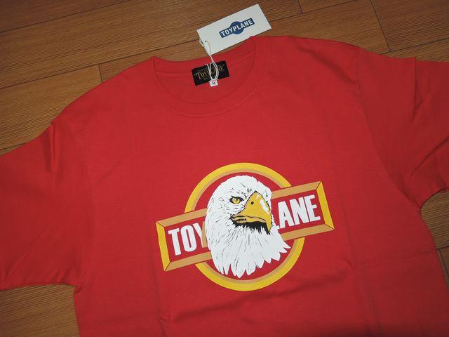 新品TOY PLANEトイプレーンTシャツS赤イーグルロゴコンドル < 男性ファッション 新品TOY PLANEトイプレーンTシャツS赤イーグルロゴコンドル < 男性ファッションの