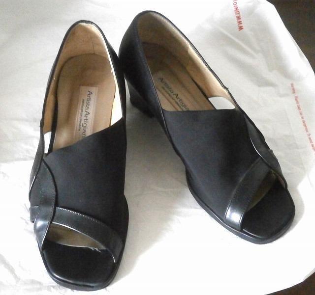 ◆Artista Artigiano アルティスタ・アルティジャーノ ミュール ブラック 23 中古品 < 女性ファッション  ◆Artista Artigiano アルティスタ・アルティジャーノ ミュール ブラック 23 中古品  < 女性ファッションの