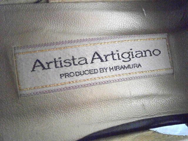 ◆Artista Artigiano アルティスタ・アルティジャーノ ミュール ブラック 23 中古品 < 女性ファッション  ◆Artista Artigiano アルティスタ・アルティジャーノ ミュール ブラック 23 中古品 < 女性ファッションの