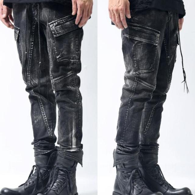 新品KMRiiケムリ Discharged Double Flap Pants 2 < ブランド  新品KMRiiケムリ Discharged Double Flap Pants 2 < ブランドの