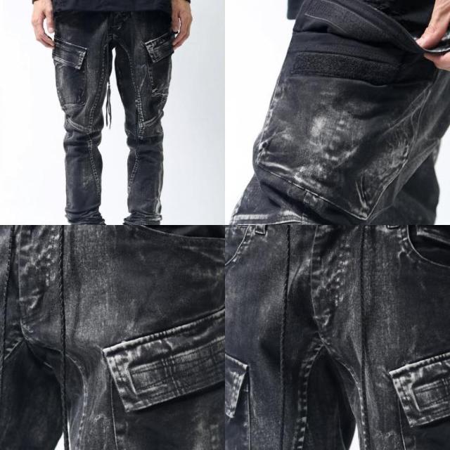 新品KMRiiケムリ Discharged Double Flap Pants 2 < ブランド  新品KMRiiケムリ Discharged Double Flap Pants 2 < ブランドの