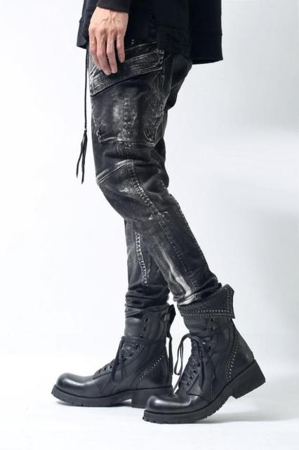 新品KMRiiケムリ Discharged Double Flap Pants 2 < ブランド  新品KMRiiケムリ Discharged Double Flap Pants 2 < ブランドの