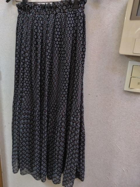 4L Lutique 小紋柄消しプリーツロングスカート < 女性ファッション  4L Lutique 小紋柄消しプリーツロングスカート < 女性ファッションの