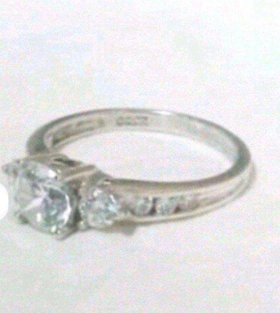 SILVER 925 Xg[ CZ Vo[ O 14.5  ANZT[/v 