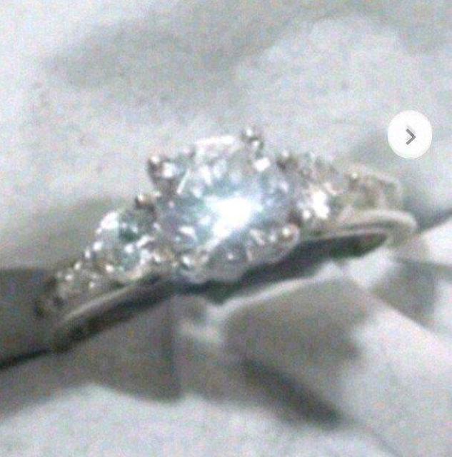 SILVER 925 Xg[ CZ Vo[ O 14.5  ANZT[/v 