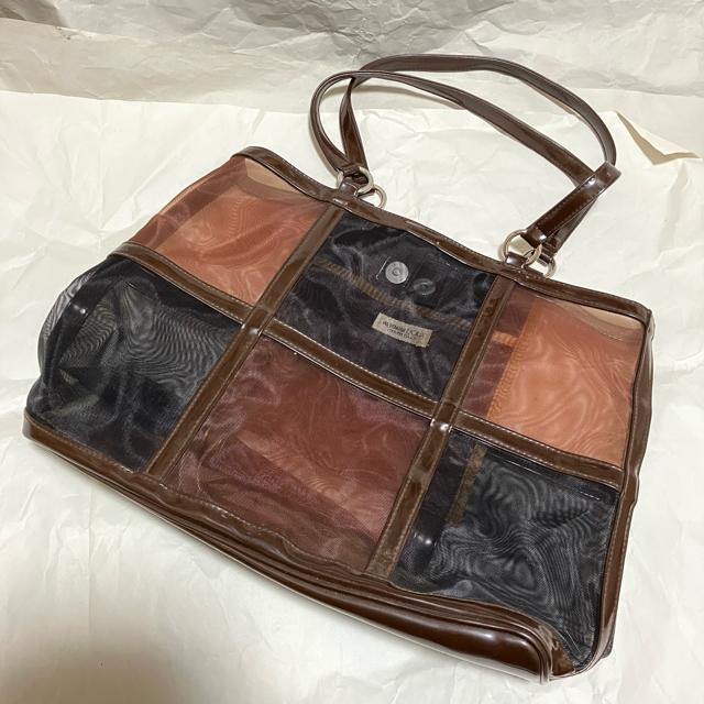【via demizon DOUX / ビアデミゾンドゥ】 メッシュトートバッグ < 女性ファッション  【via demizon DOUX / ビアデミゾンドゥ】 メッシュトートバッグ  < 女性ファッションの