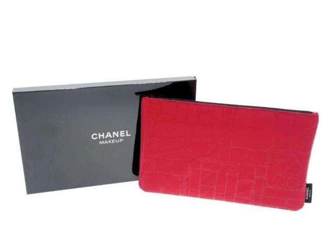 シャネル ノベルティ コスメポーチ 薄型 コスメ柄 レ キャトル オンブル CHANEL MAKEUP【正規品】 < ブランド  シャネル ノベルティ コスメポーチ 薄型 コスメ柄 レ キャトル オンブル CHANEL MAKEUP【正規品】 < ブランドの
