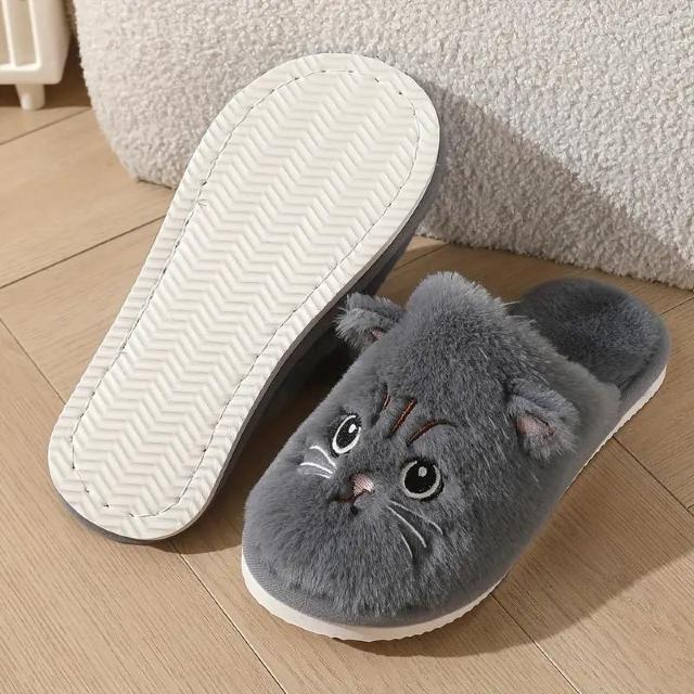 爆ヤス価格790円★快適なキャットスリッパ - 暖かいフリース裏地、滑り止めEVAソール、屋内外使用可能 23.5cm コーヒー色 < 女性ファッション  爆ヤス価格790円★快適なキャットスリッパ - 暖かいフリース裏地、滑り止めEVAソール、屋内外使用可能 23.5cm コーヒー色 < 女性ファッションの