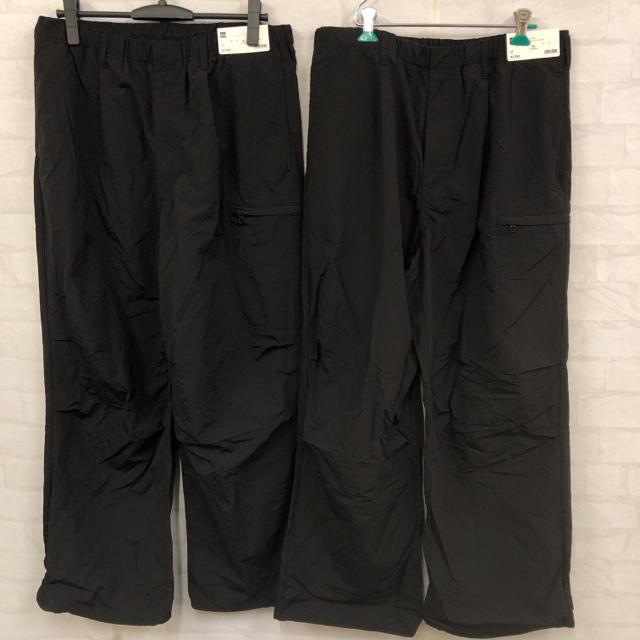 即決 新品 GU ジーユー ナイロンジップパラシュートパンツ 2個セット < ブランド 即決 新品 GU ジーユー ナイロンジップパラシュートパンツ 2個セット < ブランドの