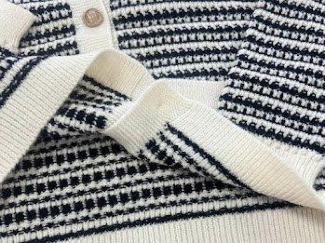 レトロ ツイード柄 ニットカーディガン ニット ホワイト < 女性ファッション レトロ ツイード柄 ニットカーディガン ニット ホワイト < 女性ファッションの