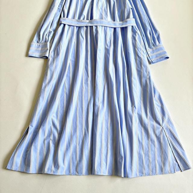 ◆美品◆3.1万◆23区◆ストライプジャージーワンピース◆ロング◆ブルー◆M < ブランド ◆美品◆3.1万◆23区◆ストライプジャージーワンピース◆ロング◆ブルー◆M < ブランドの