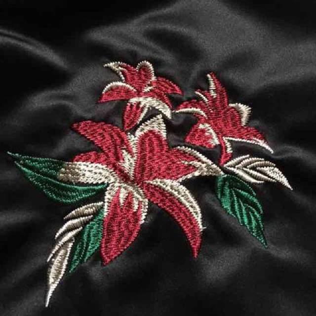大きいサイズ・2WAY花刺繍リバーシブルスカジャン&ブルゾン < 女性ファッション  大きいサイズ・2WAY花刺繍リバーシブルスカジャン&ブルゾン < 女性ファッションの