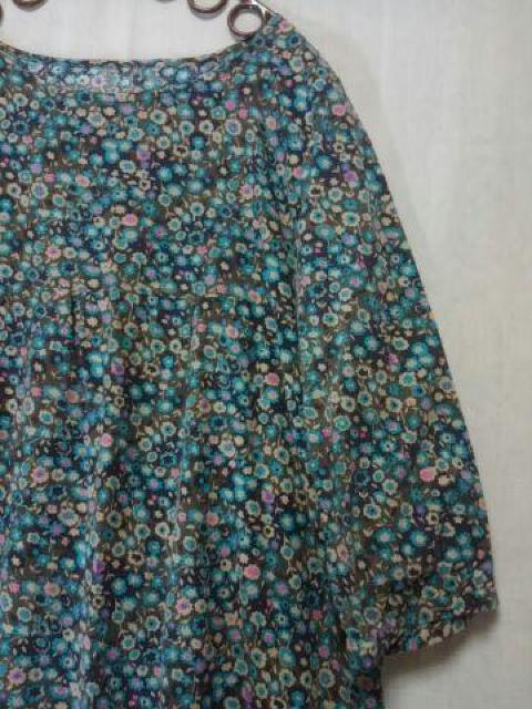 ●ハンドメイド●起毛コットン花柄ワンピース < 女性ファッション ●ハンドメイド●起毛コットン花柄ワンピース < 女性ファッションの