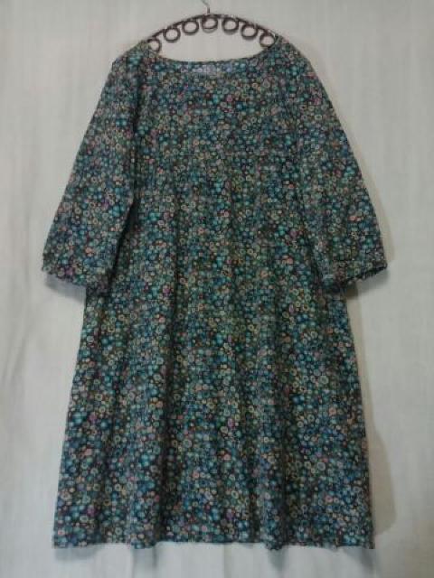 ●ハンドメイド●起毛コットン花柄ワンピース < 女性ファッション ●ハンドメイド●起毛コットン花柄ワンピース < 女性ファッションの