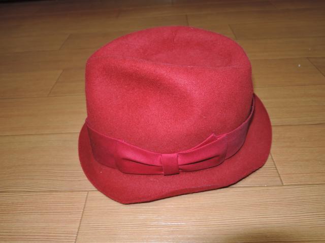 ワコマリアWACKO MARIAウールハットM赤リボン毛ウサギ < ブランド  ワコマリアWACKO MARIAウールハットM赤リボン毛ウサギ < ブランドの