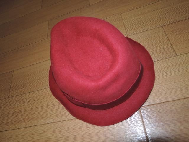 ワコマリアWACKO MARIAウールハットM赤リボン毛ウサギ < ブランド  ワコマリアWACKO MARIAウールハットM赤リボン毛ウサギ < ブランドの