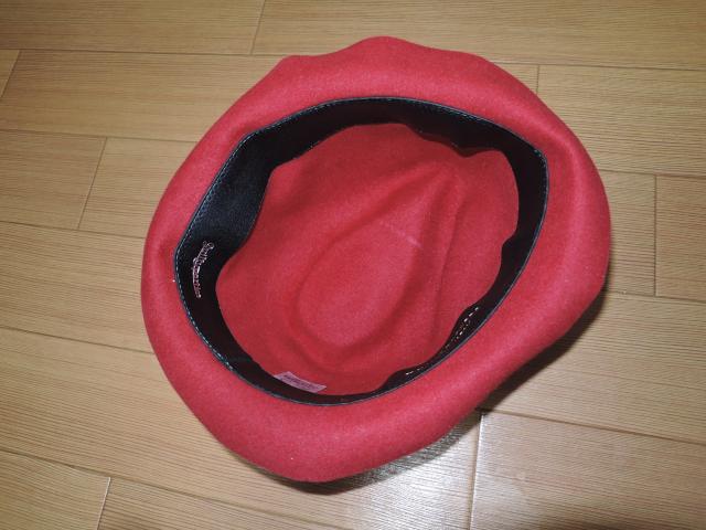 ワコマリアWACKO MARIAウールハットM赤リボン毛ウサギ < ブランド  ワコマリアWACKO MARIAウールハットM赤リボン毛ウサギ < ブランドの