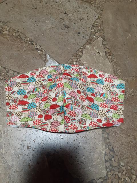 ハンドメイド・マスクカバー・きのこ柄・マッシュ < 女性ファッション  ハンドメイド・マスクカバー・きのこ柄・マッシュ  < 女性ファッションの