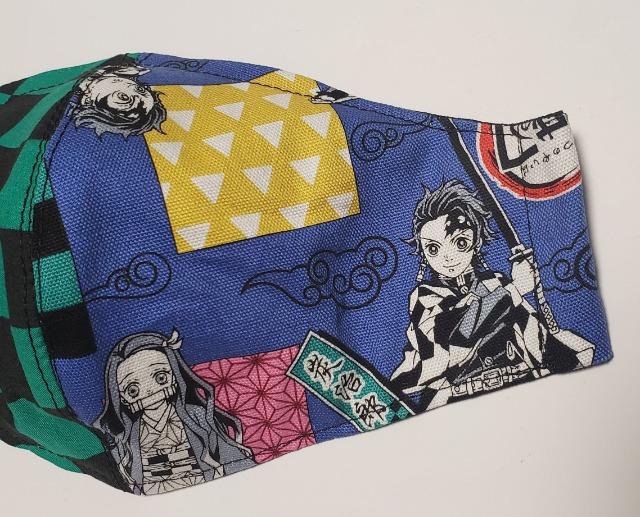 F47   1★【限定】 マスク 鬼滅の刃 立体マスク 禰豆子 炭治郎(*^^*)ハンドメイド < 女性ファッション  F47   1★【限定】 マスク 鬼滅の刃 立体マスク 禰豆子 炭治郎(*^^*)ハンドメイド < 女性ファッションの