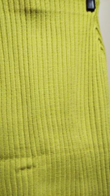 ☆MURUA膝丈リブニットタイト☆新品タグ付きライム < 女性ファッション  ☆MURUA膝丈リブニットタイト☆新品タグ付きライム  < 女性ファッションの