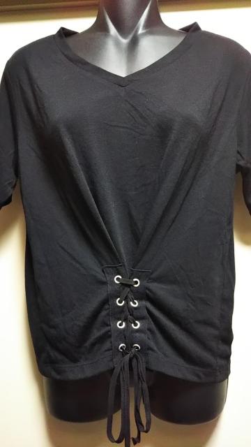 ☆Avan LilyレースアップVネックカットソー☆新品未使用 < 女性ファッション  ☆Avan LilyレースアップVネックカットソー☆新品未使用  < 女性ファッションの