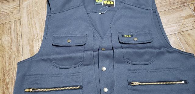 送料込★玄海鳶【5551スミグレー】ベスト.3L < 男性ファッション  送料込★玄海鳶【5551スミグレー】ベスト.3L  < 男性ファッションの