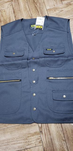 送料込★玄海鳶【5551スミグレー】ベスト.3L < 男性ファッション  送料込★玄海鳶【5551スミグレー】ベスト.3L < 男性ファッションの
