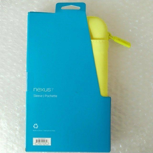 ケース「Google Nexus7用 ファスナー付収納ケース ブライトイエロー」 < 家電/AV ケース「Google Nexus7用 ファスナー付収納ケース ブライトイエロー」 < 家電/AVの