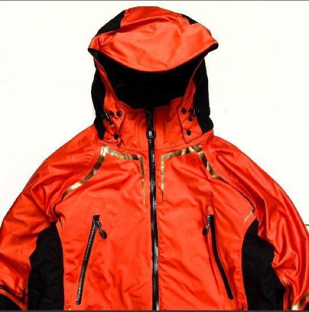 Aegis イージス オーシャン 防水防寒 中綿ジャケット ジャンパー オレンジ&ブラック&ゴールド 3L ワークマン フード付 < 男性ファッション  Aegis イージス オーシャン 防水防寒 中綿ジャケット ジャンパー オレンジ&ブラック&ゴールド 3L ワークマン フード付 < 男性ファッションの