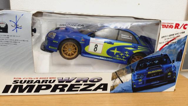 �ғ��i�@���W�R���@TAIYO R/C SUBARU �X�o���@IMPREZA�@�C���v���b�T 2003 WRC�@�������A���t�� 