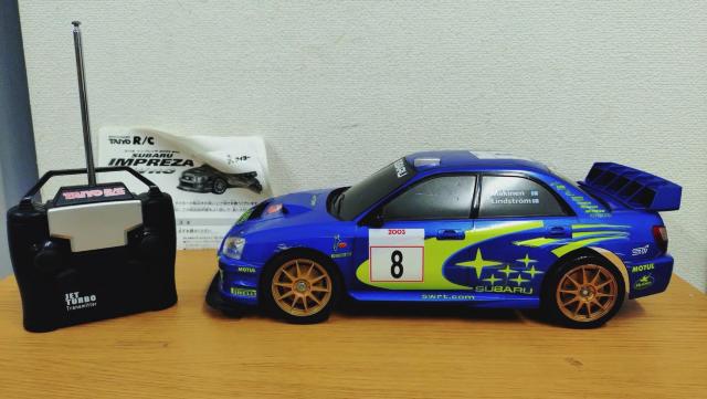 �ғ��i�@���W�R���@TAIYO R/C SUBARU �X�o���@IMPREZA�@�C���v���b�T 2003 WRC�@�������A���t��