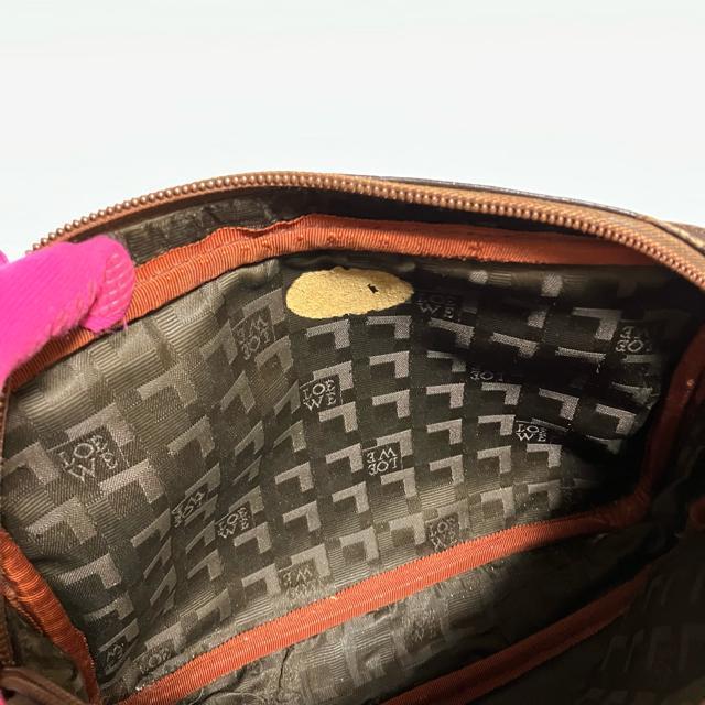 【ヴィンテージ】【LOEWE / ロエベ】 アナグラム / クラッチバッグ 茶 セカンドバッグ < ブランド  【ヴィンテージ】【LOEWE / ロエベ】 アナグラム / クラッチバッグ 茶 セカンドバッグ < ブランドの