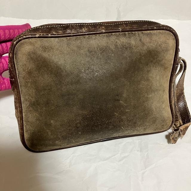 【ヴィンテージ】【LOEWE / ロエベ】 アナグラム / クラッチバッグ 茶 セカンドバッグ < ブランド  【ヴィンテージ】【LOEWE / ロエベ】 アナグラム / クラッチバッグ 茶 セカンドバッグ < ブランドの