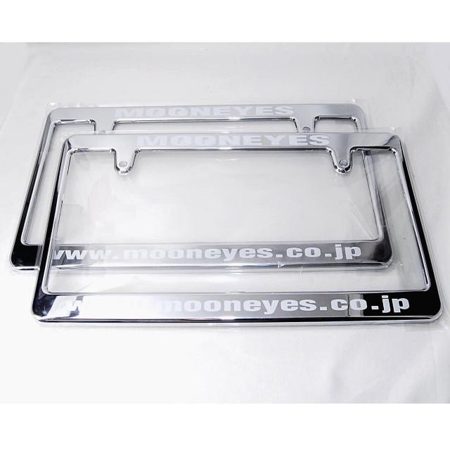 匿名配送 New Std. MOONEYES ライセンスフレーム クローム プレート 2枚セット ナンバーフレーム プレート < 自動車/バイク 匿名配送 New Std. MOONEYES ライセンスフレーム クローム プレート 2枚セット ナンバーフレーム プレート < 自動車/バイク