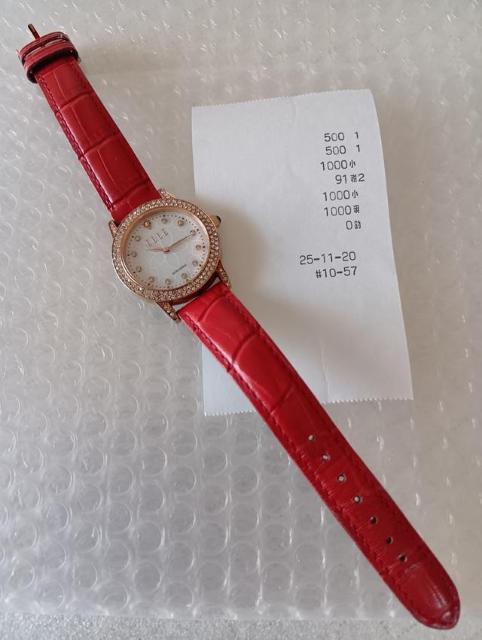 ☆ ELLE ☆ アナログ腕時計 ☆ レディース ☆3針付き ☆ 電池交換直後 < 女性アクセサリー/時計 ☆ ELLE ☆ アナログ腕時計 ☆ レディース ☆3針付き ☆ 電池交換直後 < 女性アクセサリー/時計の