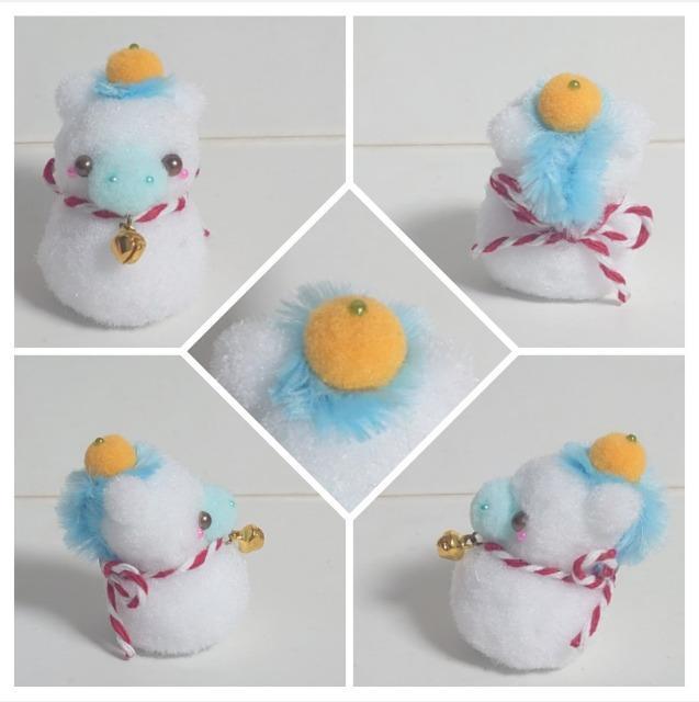 ハンドメイド♪ポンポンマスコット『午年☆カラフルぽに鏡餅』黄 < ペット/手芸/園芸 ハンドメイド♪ポンポンマスコット『午年☆カラフルぽに鏡餅』黄 < ペット/手芸/園芸の