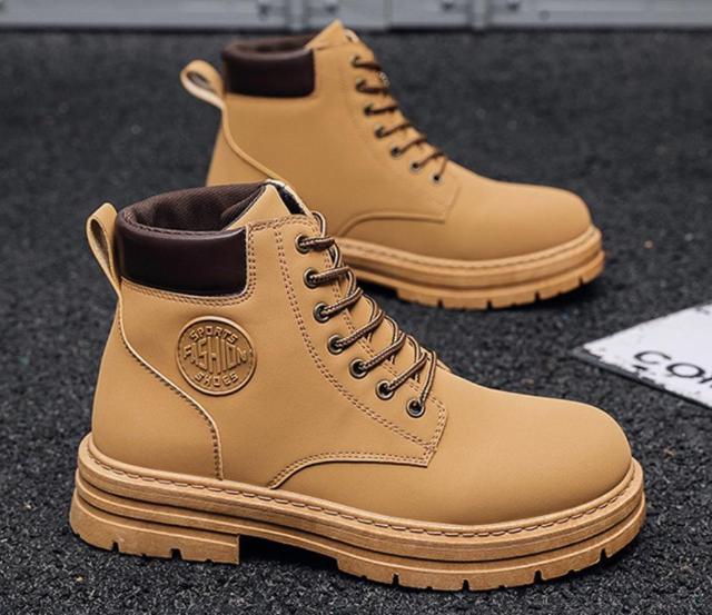 �����Y �n�C�J�b�g ���[�N�u�[�c ���U�[�u�[�c ���[�X�A�b�v�u�[�c  26���� 26.5�����@ �� �j���t�@�b�V������ 