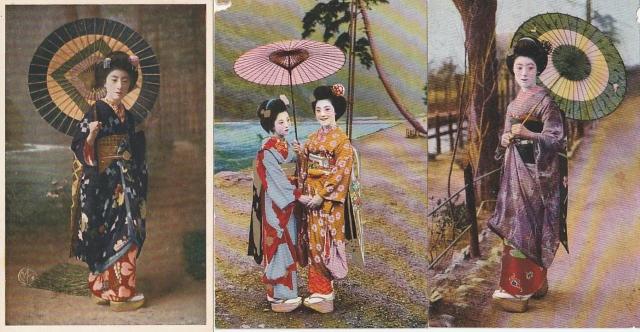 舞妓 当時の絵はがき 3種【E-50】 < ホビー 舞妓 当時の絵はがき 3種【E-50】 < ホビーの