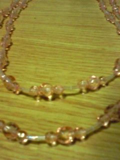 ピンク系の2連ネックレス < 女性アクセサリー/時計 ピンク系の2連ネックレス < 女性アクセサリー/時計の