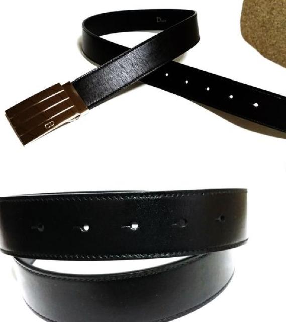 正規新古 激レア Dior Homme ディオールオム CDロゴ スクエアバックル レザーベルト 黒 最小75 アイコンエンブレム < ブランド 正規新古 激レア Dior Homme ディオールオム CDロゴ スクエアバックル レザーベルト 黒 最小75 アイコンエンブレム < ブランドの