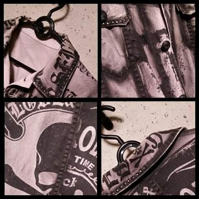 ROENロエン ミックスパターンスカルジャケット 44 < ブランド  ROENロエン ミックスパターンスカルジャケット 44 < ブランドの