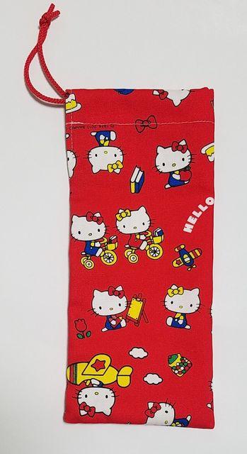 【本日限定】◆超レア柄 HK1 カトラリ 入れ巾着 キティ(^o^)箸入れ巾着 ハンドメイド < キッズ/ベビー  【本日限定】◆超レア柄 HK1 カトラリ 入れ巾着 キティ(^o^)箸入れ巾着 ハンドメイド  < キッズ/ベビーの