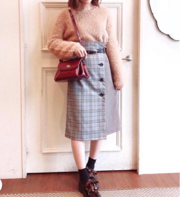 切手 マジェスティックレゴン チェックキリカエIラインスカート < ブランド 切手 マジェスティックレゴン チェックキリカエIラインスカート < ブランドの